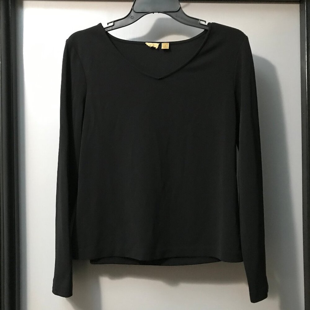 Caslon Women's Long Sleeve V Neck Blouse
